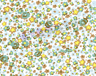 多彩卡通花卉图案背景