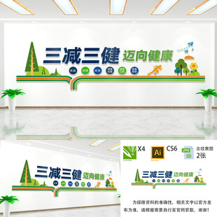三减三健文化墙