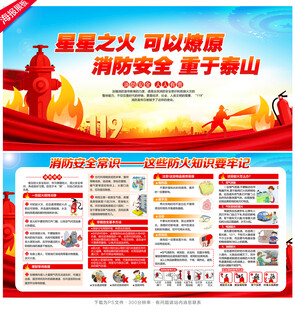消防展板