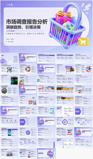 市场调查报告分析PPT模板