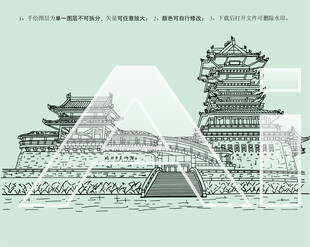 临沂书圣阁临沂市美术馆