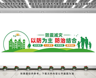 防震减灾文化墙