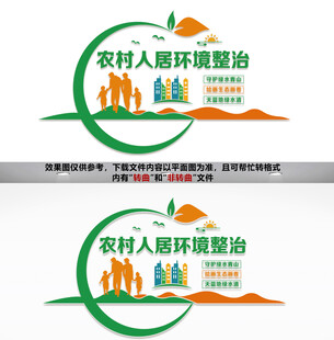 农村人居环境整治文化墙