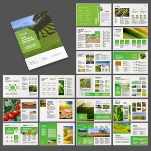 农业画册模板
