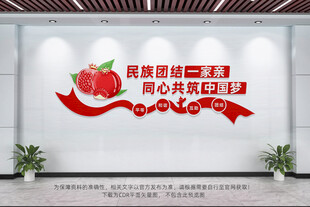 民族团结文化墙