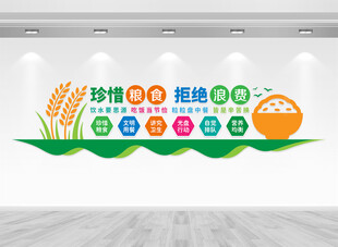 食堂标语文化墙