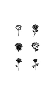 简约玫瑰耳钉饰品展示