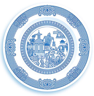 青花瓷花纹纹样