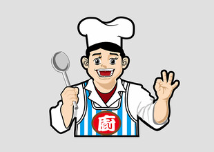 原创设计厨师卡通人物