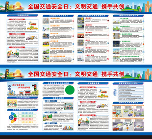 交通安全宣传展板