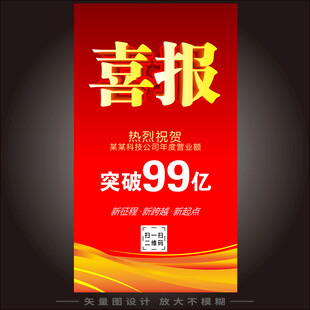 喜报海报  