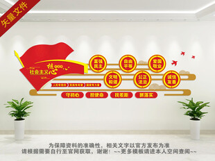 社会主义核心价值观文化墙