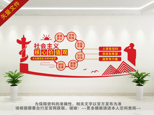 社会主义核心价值观文化墙