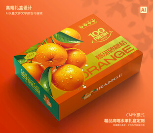 春见礼盒 桔子包装