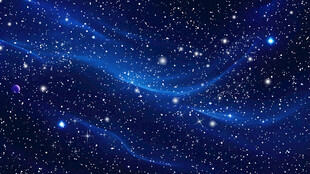 梦幻蓝色星空背景