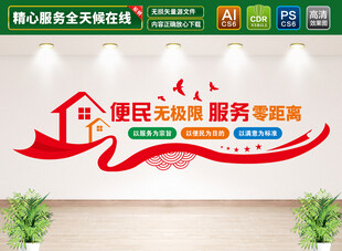 便民服务文化墙