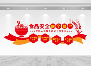 食品安全四个最严文化墙