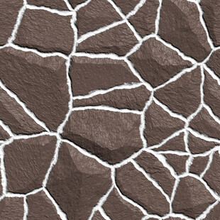 咖色棕色石头墙