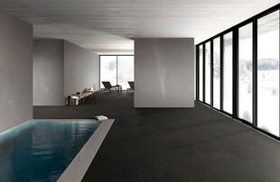 现代室内泳池分层效果图