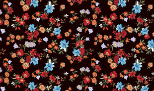 多彩碎花图案布料纹理