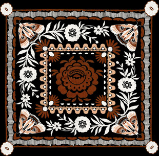 民族风几何图案花纹织物