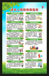 老年健康宣传周海报