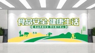 校园食堂文化墙