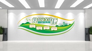 校园食堂文化墙