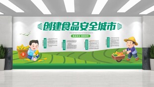 校园食堂文化墙