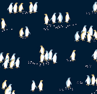 深蓝色背景船只图案纹理