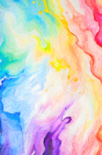 彩色水彩晕染底纹