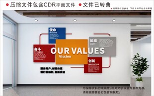 现代企业文化墙