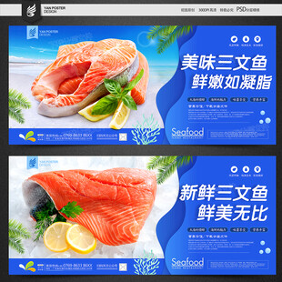三文鱼海报