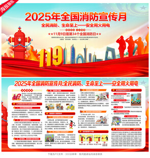 2025年全国消防宣传月