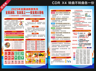2025消防月宣传单