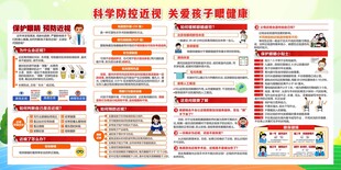 近视健康教育宣传栏