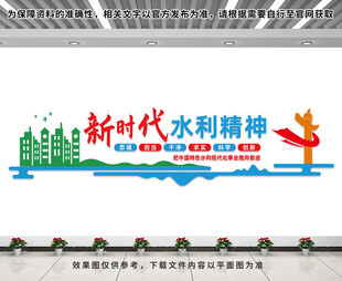 新时代水利精神文化墙