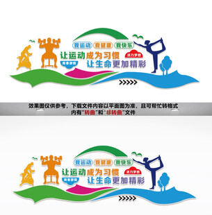 健身运动文化墙