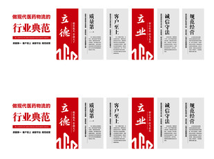 医药企业文化墙