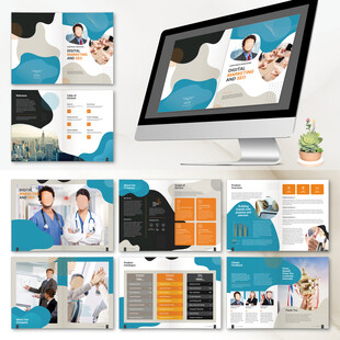 教育画册InDesign模板