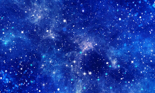 蓝色星空 璀璨星空