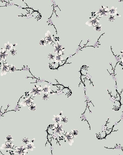 淡色花枝图案背景