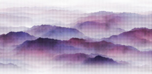 激光雕刻山水画