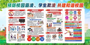 校园霸凌宣传栏
