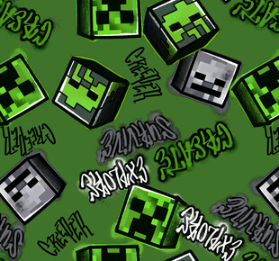 我的世界僵尸图案背景