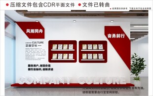 现代企业文化墙