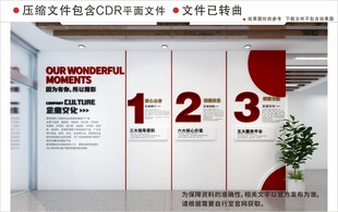 现代企业文化墙