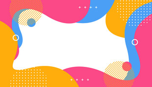 多彩几何图形创意背景