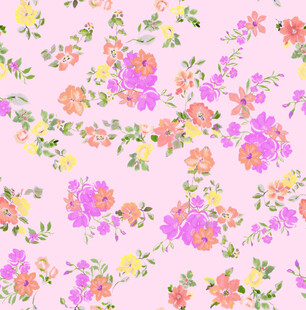 粉色花卉图案背景