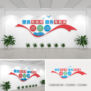便民服务文化墙